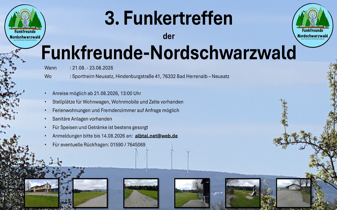 Funkertreffen 2026 im Nordschwarzwald!